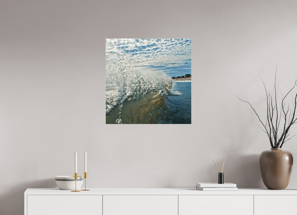 25 x 25″, Gallery Standard Acrylic Glass Bethany Beach Spindrift
