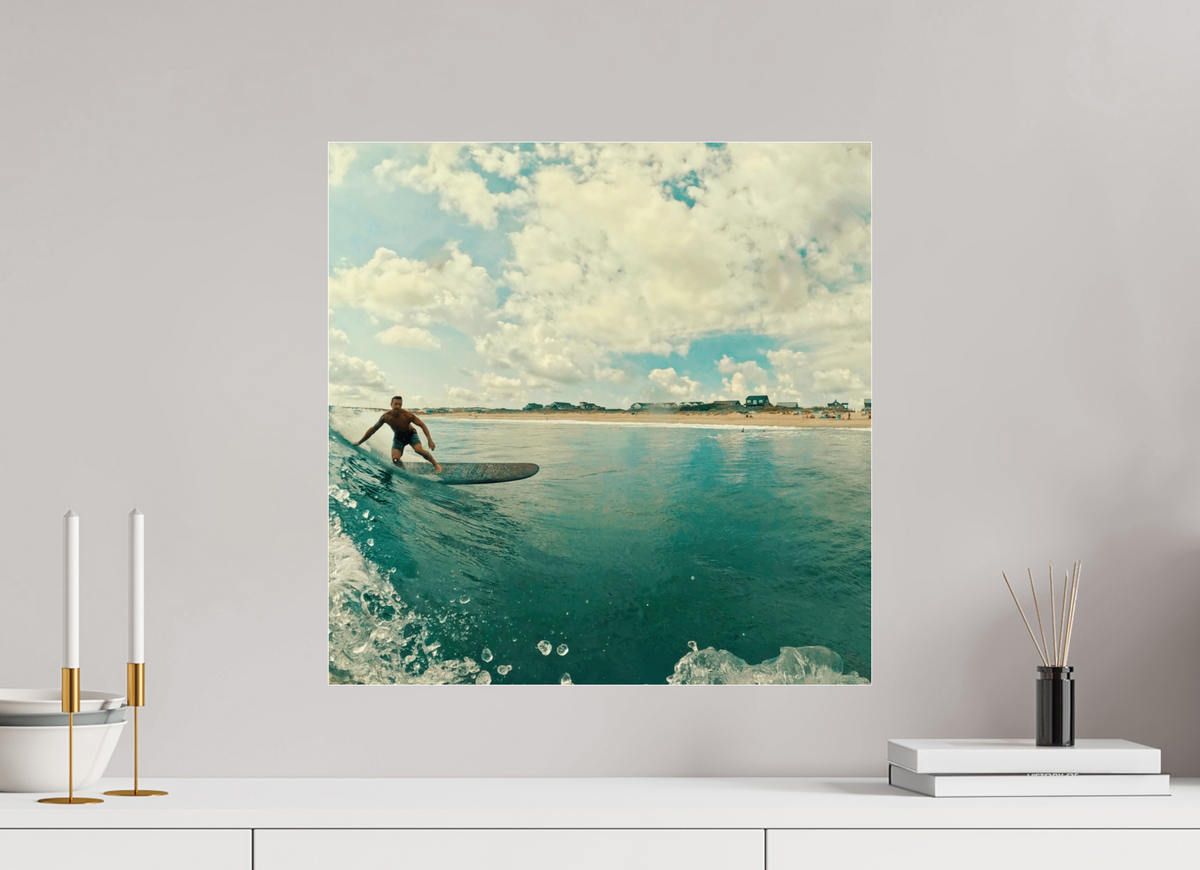 20 x 20″, Gallery Standard Acrylic Glass Glassy Bottom Turn Down South