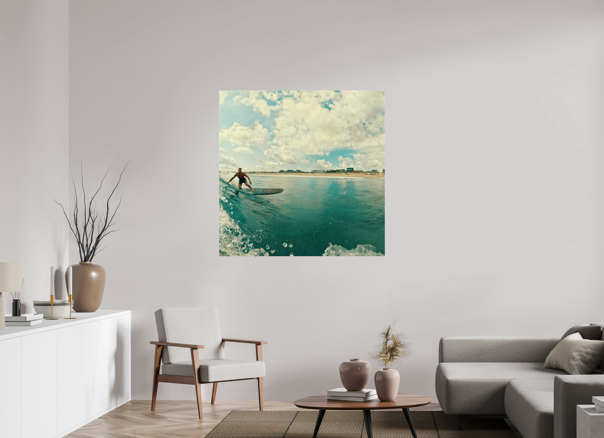 45 x 45″, Gallery Standard Acrylic Glass Glassy Bottom Turn Down South