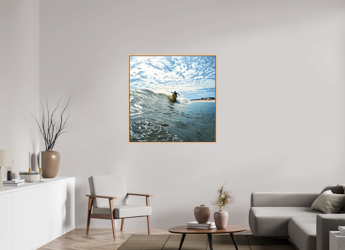 40 x 40″, Gallery Standard Canvas Matte in Maple Frame Psychedelic Redirect