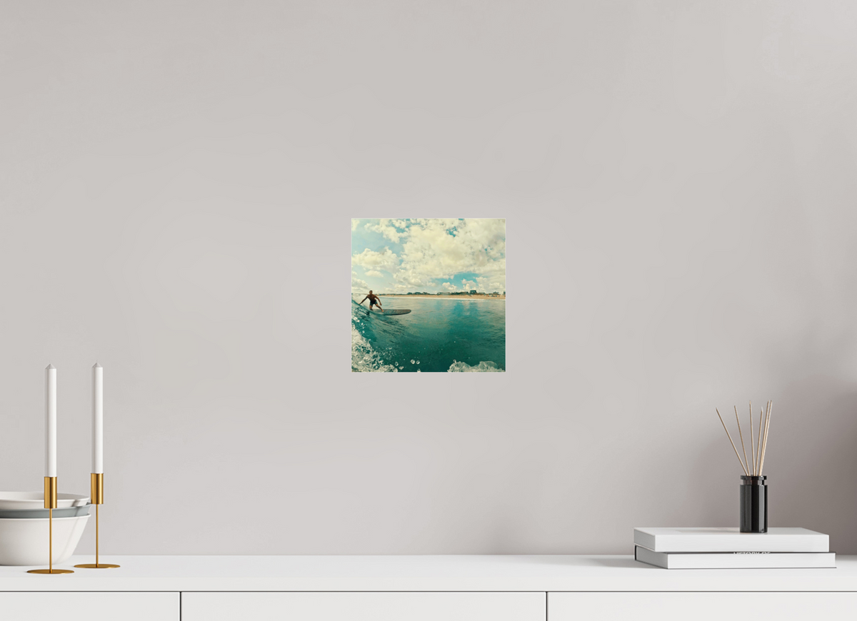 8 x 8″, Gallery Standard Acrylic Glass Glassy Bottom Turn Down South