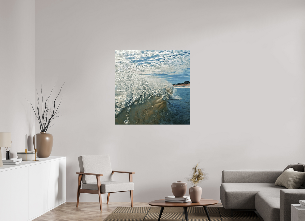 40 x 40″, Gallery Standard Acrylic Glass Bethany Beach Spindrift