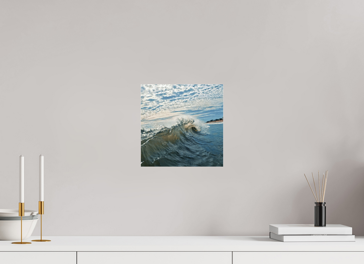 10 x 10″, Gallery Standard Acrylic Glass Breaking Wave Bethany Beach
