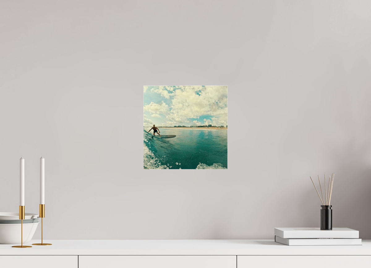 10 x 10″, Gallery Standard Acrylic Glass Glassy Bottom Turn Down South