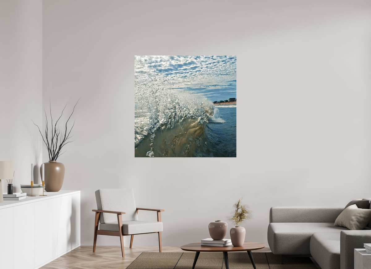 45 x 45″, Gallery Standard Acrylic Glass Bethany Beach Spindrift