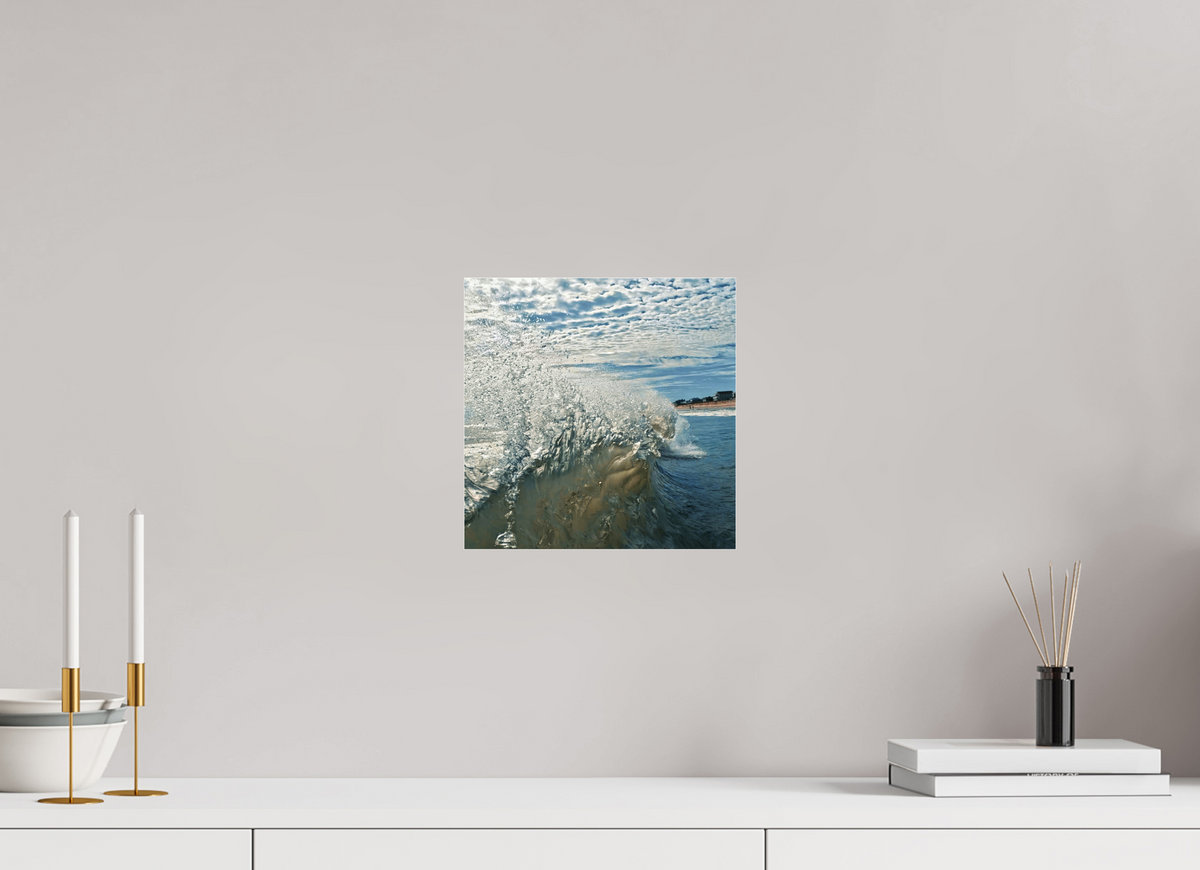 10 x 10″, Gallery Standard Acrylic Glass Bethany Beach Spindrift