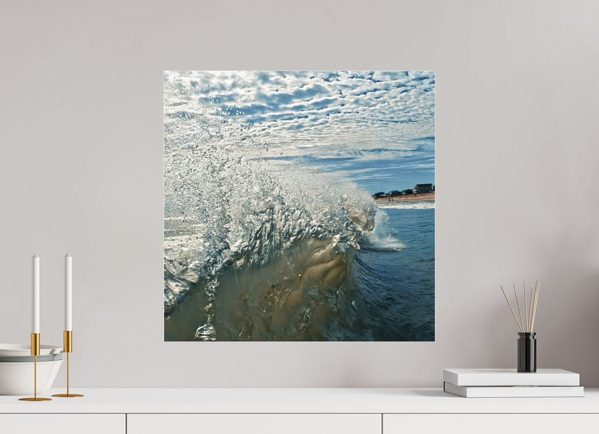 20 x 20″, Gallery Standard Acrylic Glass Bethany Beach Spindrift