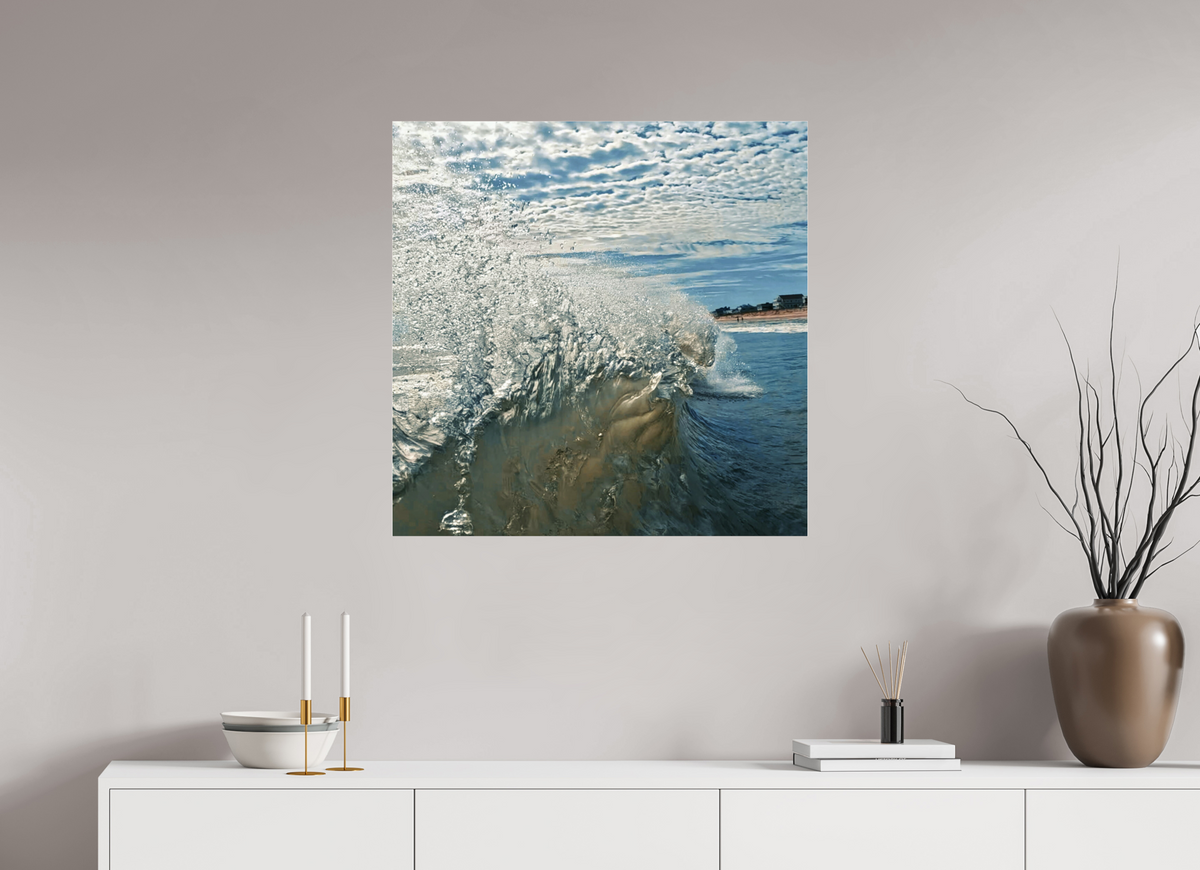 30 x 30″, Gallery Standard Acrylic Glass Bethany Beach Spindrift