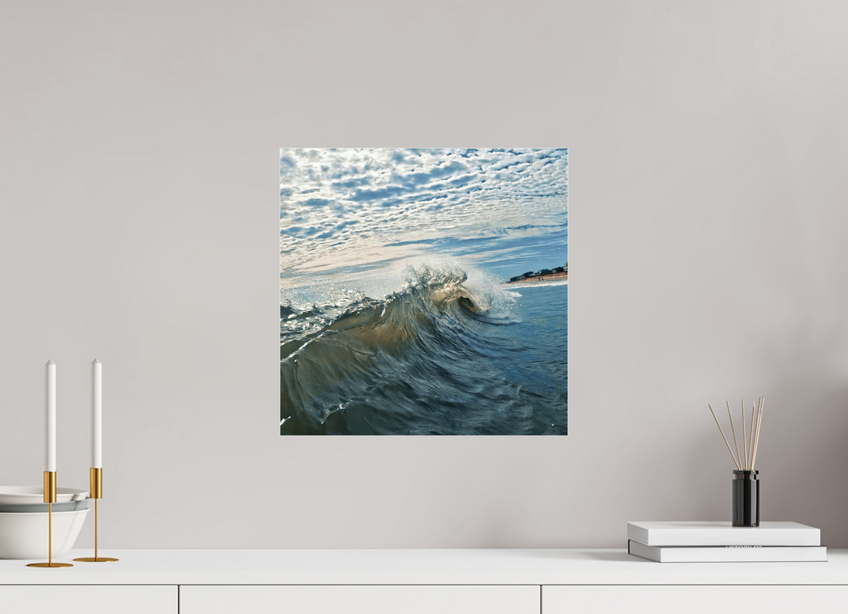 15 x 15″, Gallery Standard Acrylic Glass Breaking Wave Bethany Beach