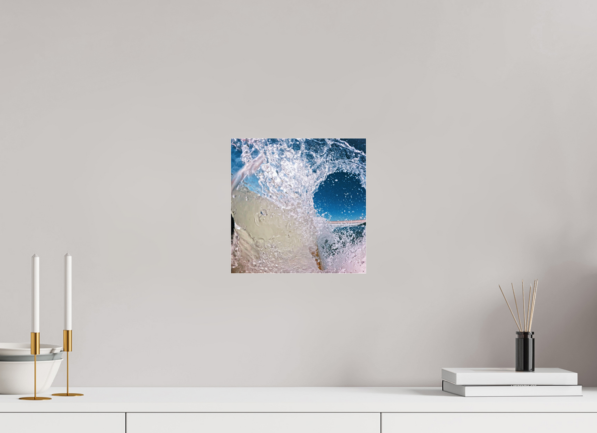 10 x 10″, Gallery Standard Acrylic Glass Barreling White Water